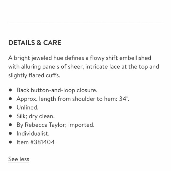 Rebecca Taylor 100% Silk Lace Blue Flutter Dress Size 2 - Picture 4 of 12